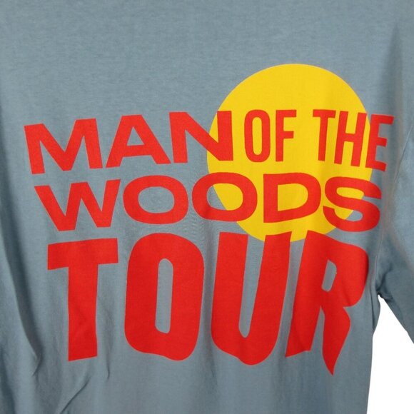 RARE JUSTIN TIMBERLAKE MAN OF THE WOODS TOUR 2018-2019 T-SHIRT SIZE L UNISEX - Picture 3 of 7